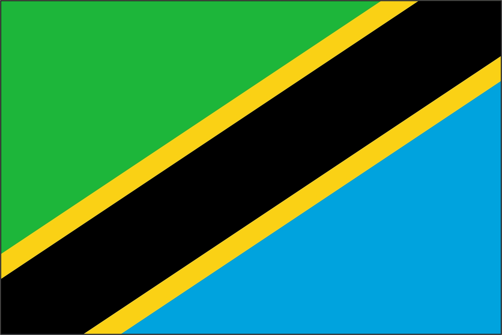 Tanzania Flag Vinyl Decal / Sticker ** 5 Sizes **