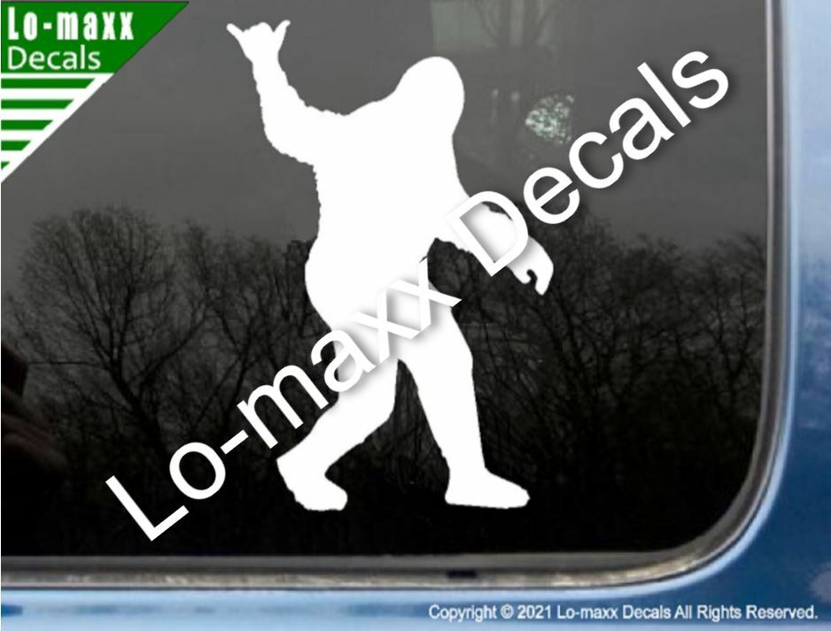 Bigfoot Hang Loose Shaka Original Art Superior Quality Die Cut Vinyl Decal