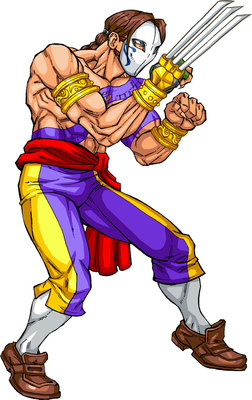 Street fighter sticker Vega weatherproof bumper vinyl decal