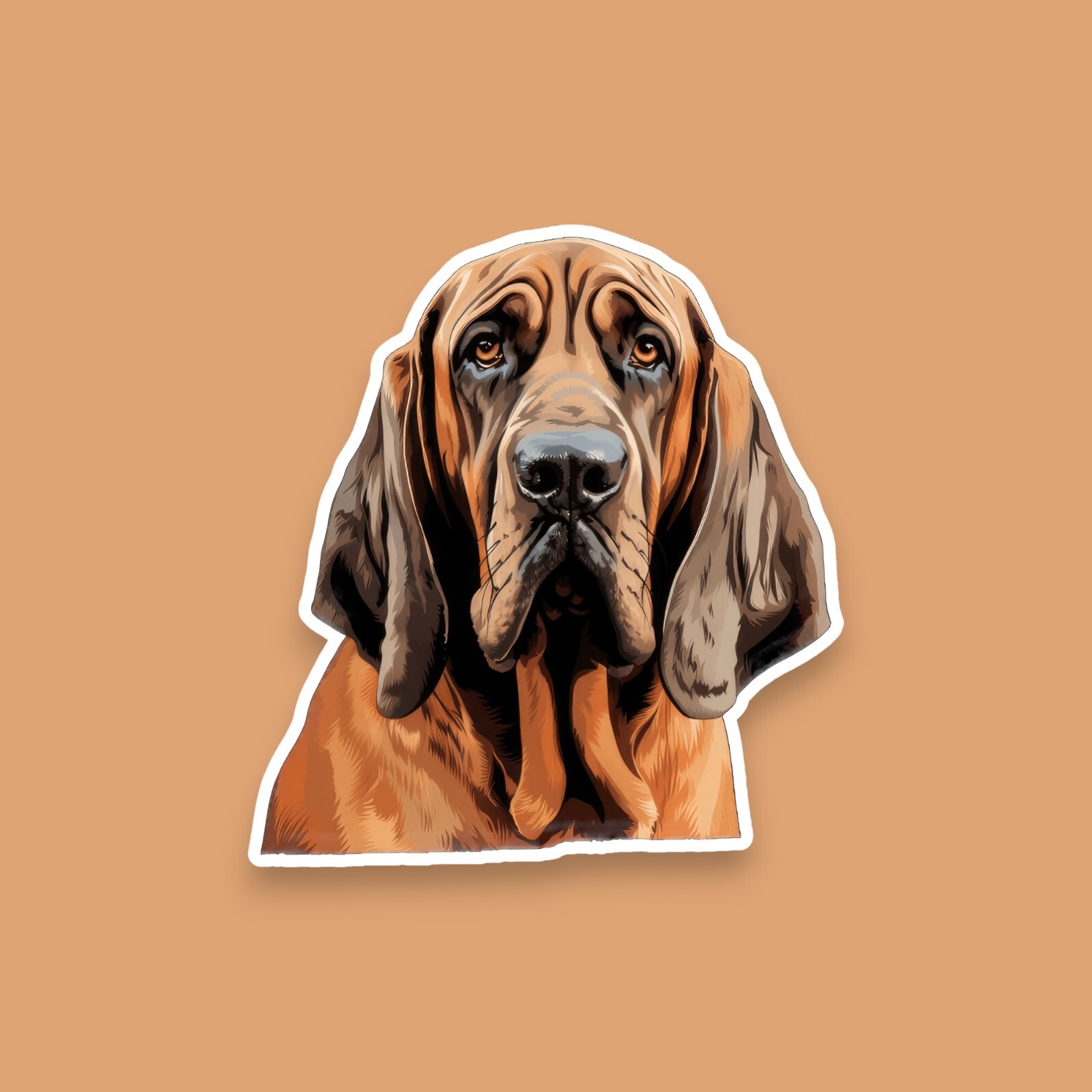 Dog Breed Glossy Stickers 4x4in part #7