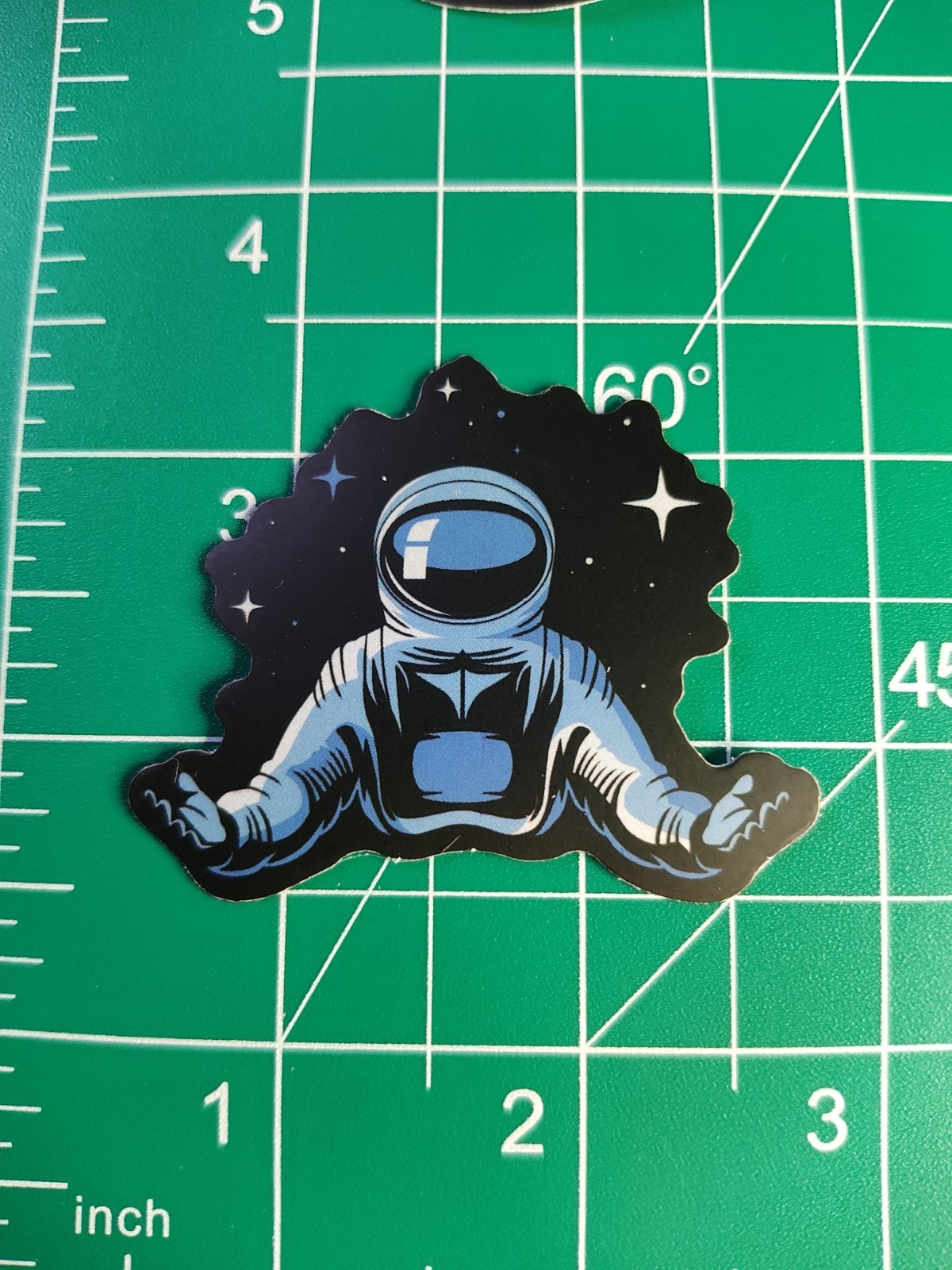 4 Space 2" Stickers Decals Mars Shuttle Fun Space Colorful Alien