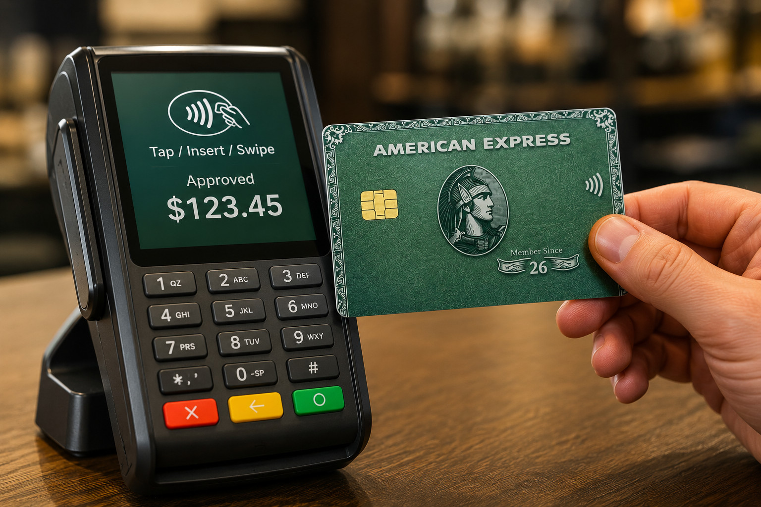 American Express Green Credit Card Skin Debit Card Sticker