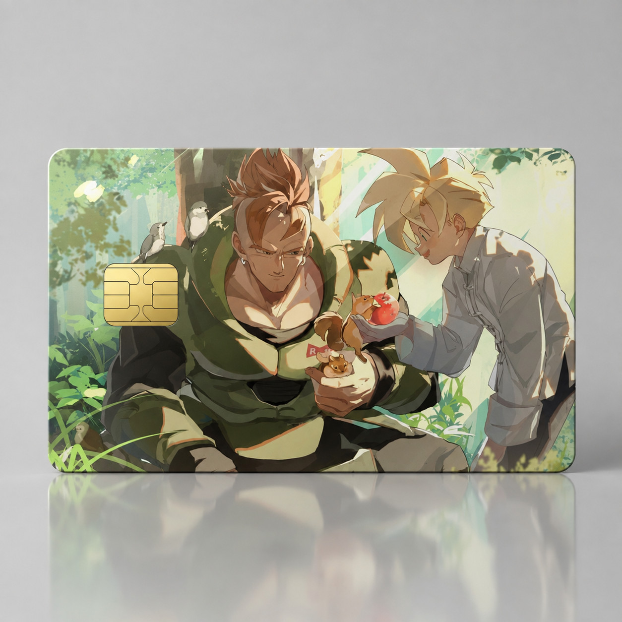 Android 16 & Gohan’s Sanctuary Dragon Ball Z Debit Card Credit Card Skin
