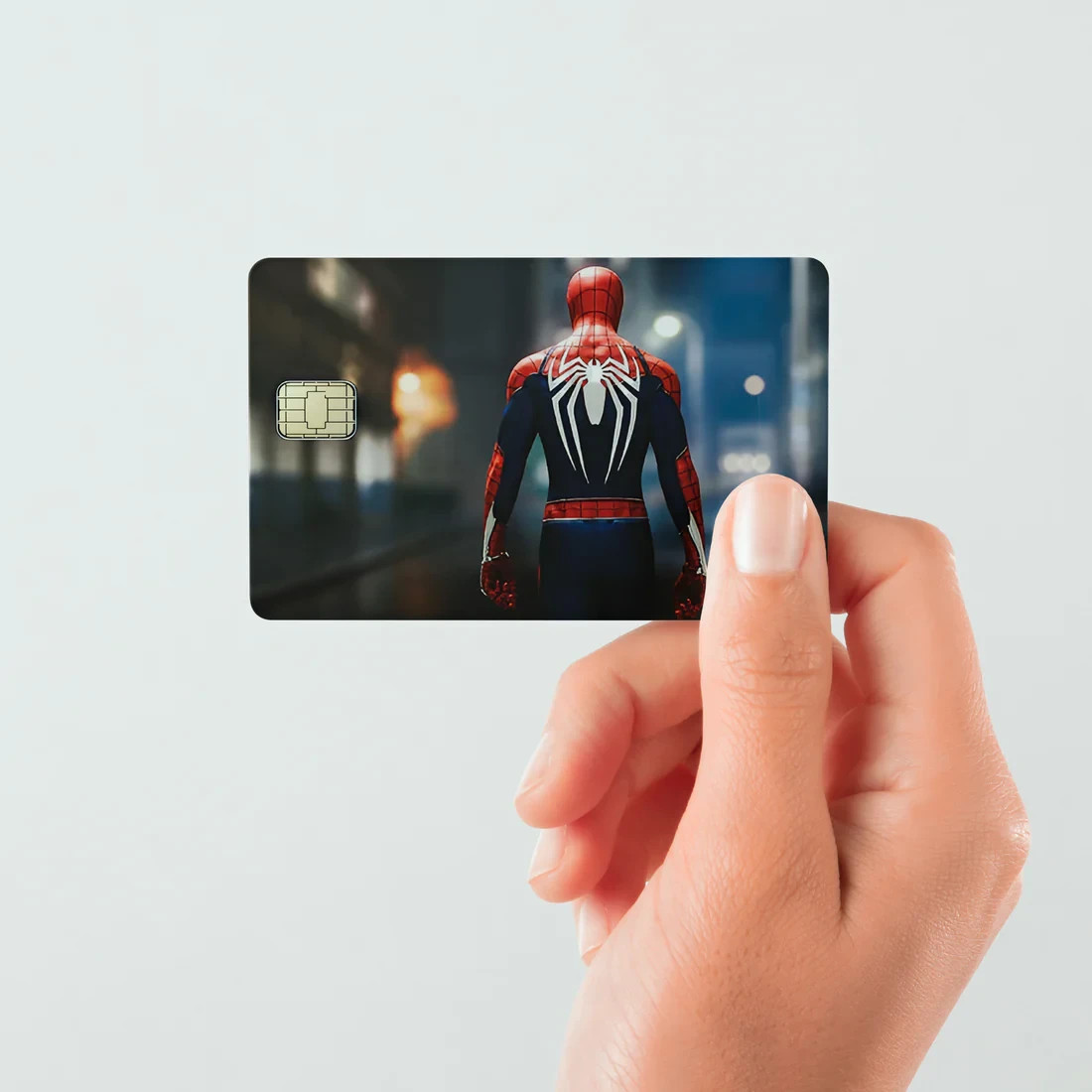 Credit Card Skin Spider Hero Web Red Black 2-Pack ⭐Fast Ship USA
