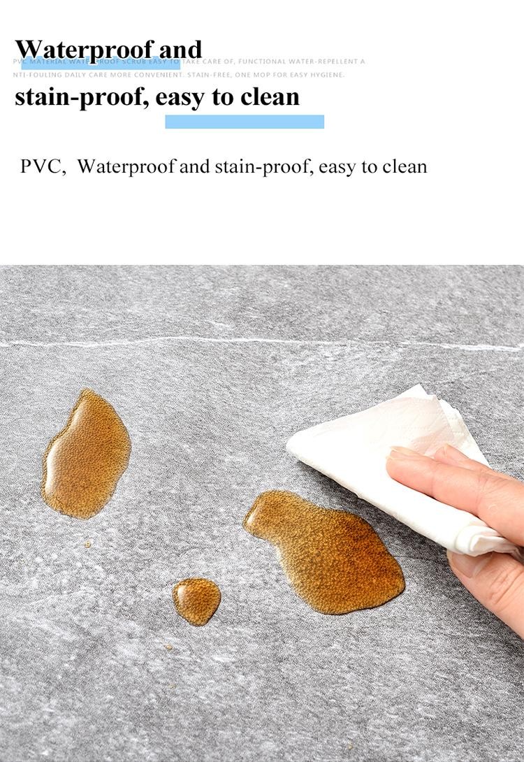 40cm Thicken Wood Grain Pvc Floor Sticker, Waterproof Self-adhesive Home Decor.