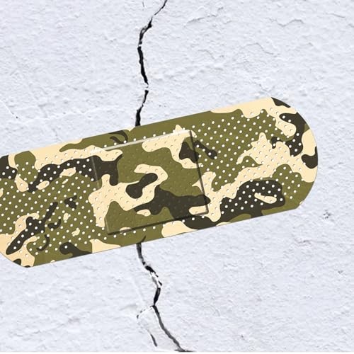 Camo Bandage Band Aid Decal Sticker – 3 Pack – 1-9×3 Inch and 2-5×1.67 Inch