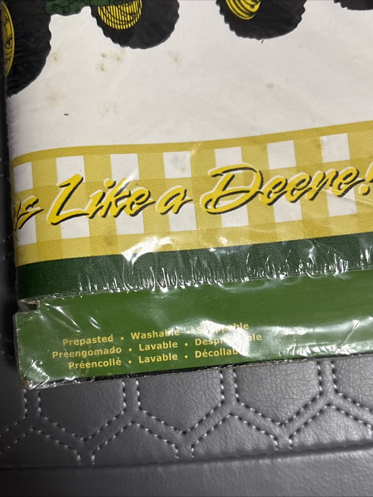 John Deere wall paper prepasted border 5yds TRACTOR vinyl wallpaper decor RARE!