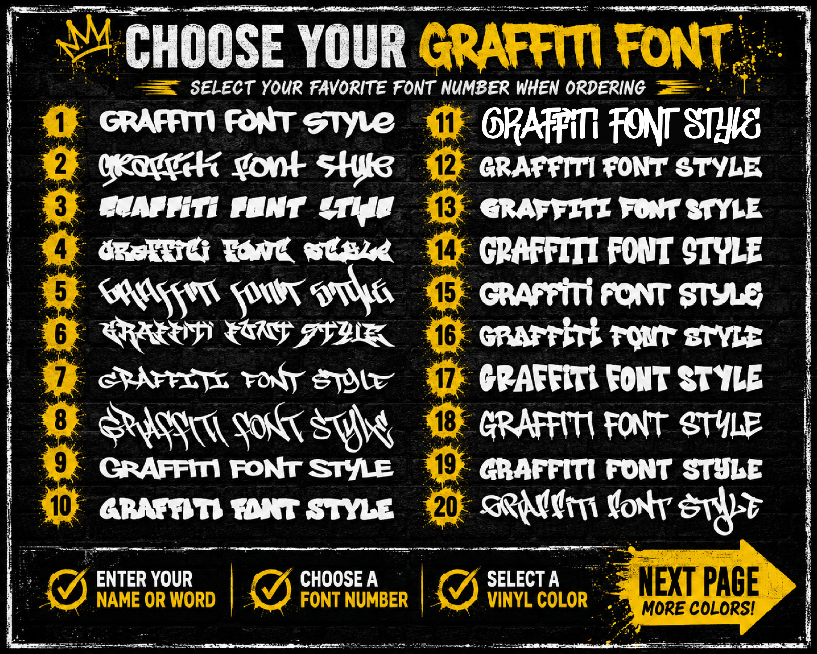 Custom Graffiti Name Decal Personalized Vinyl Sticker Car Laptop Wall Window
