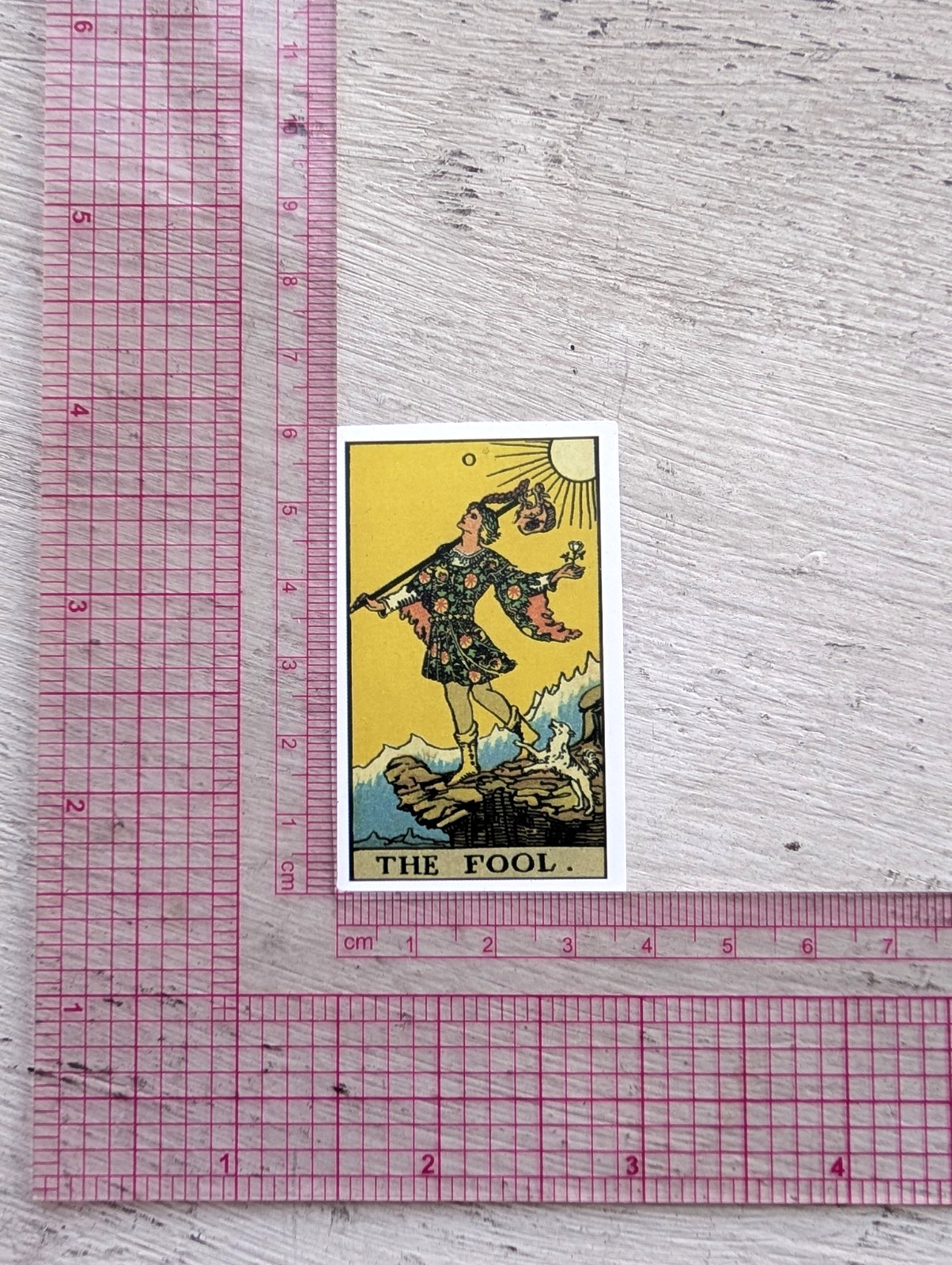Haunted Active Spirit Positive Witch Owned Magick Tarot Card Sticker Fool
