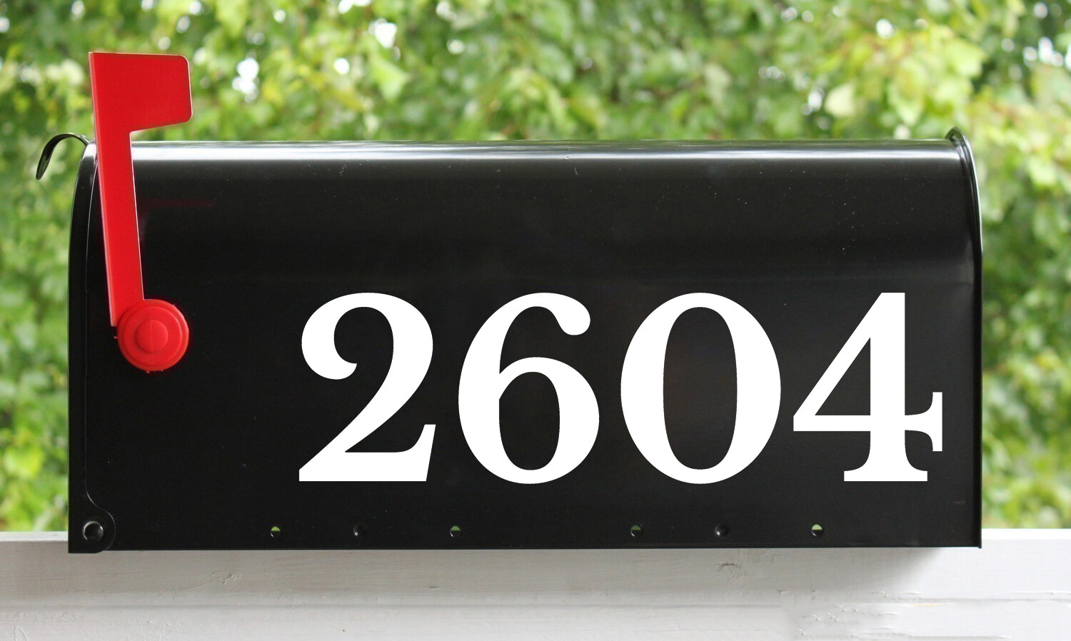 2 Sets of 1.5" Custom Mailbox Numbers Home Business Address Vinyl Die Cut Decals