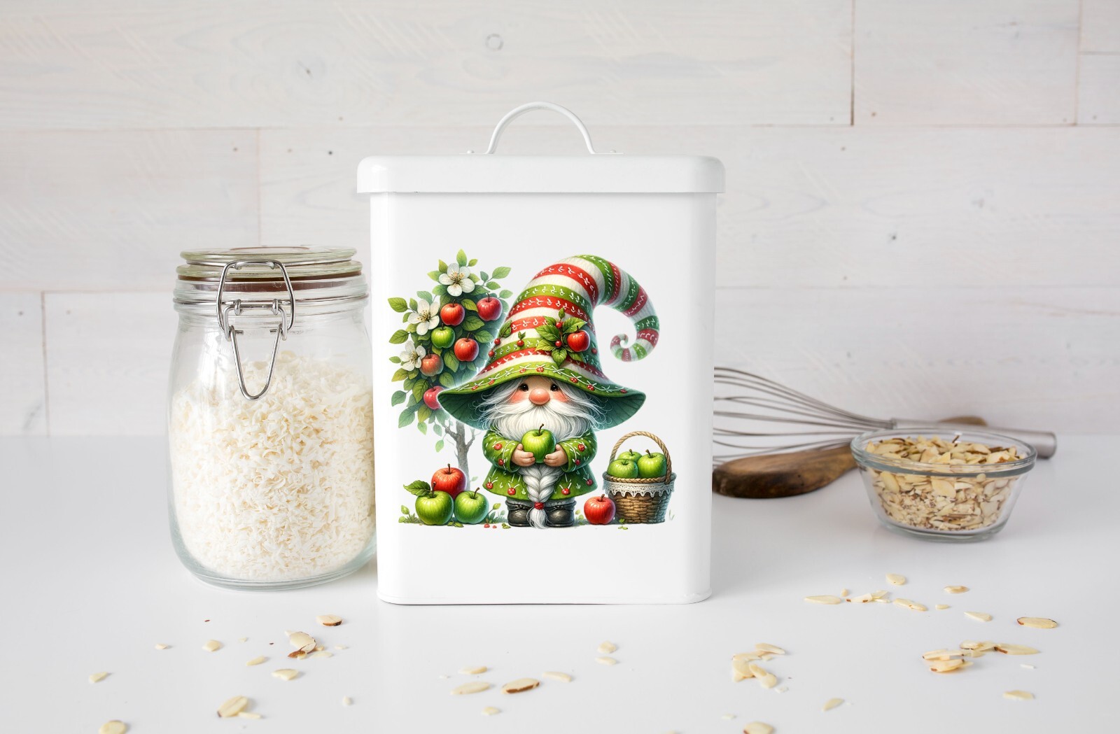 Apple Tree Gnome UV DTF Transparent Sticker / Decal