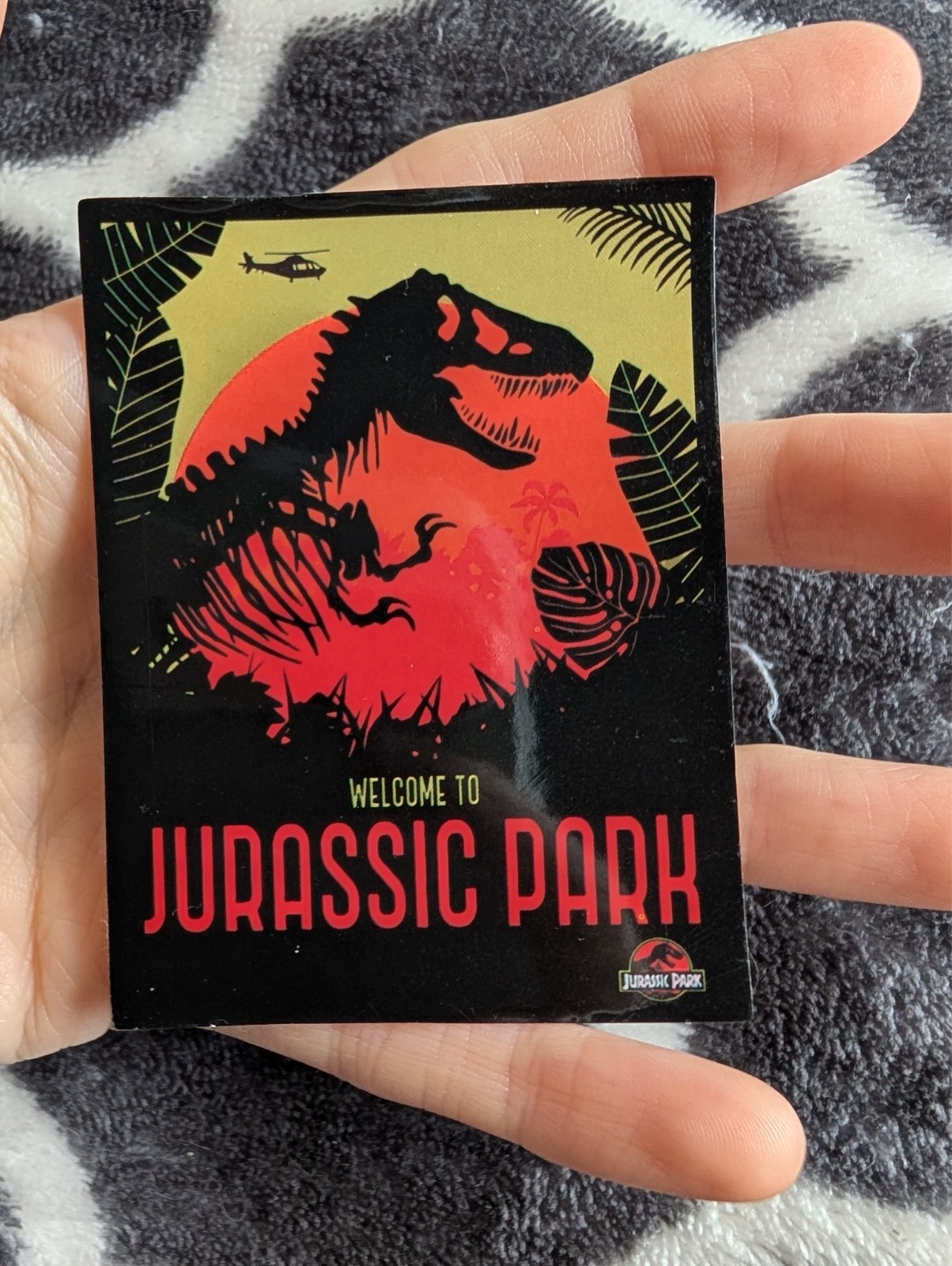 Jurassic Park Dinosaur Sticker Vinyl Decal | T-Rex Movie Film Fan Art