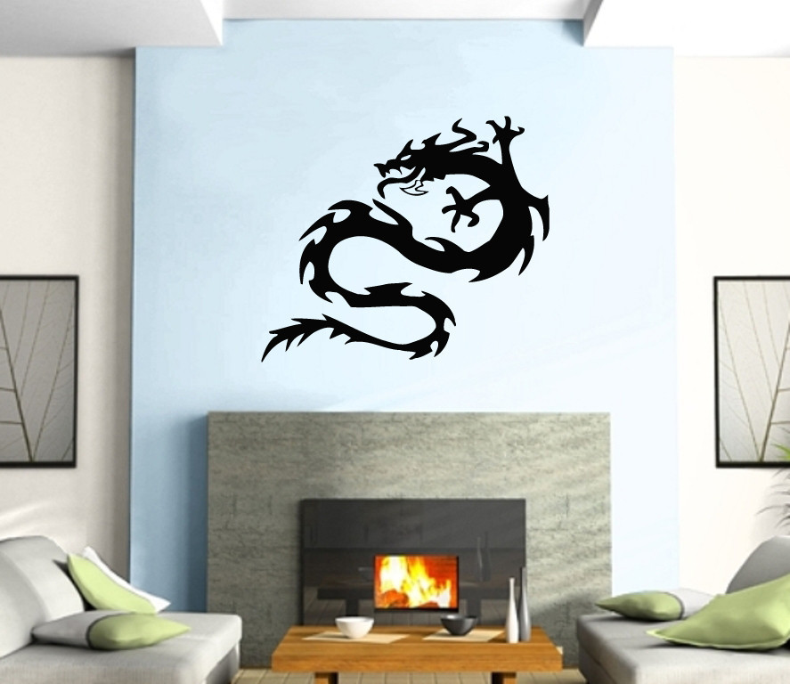 Dragon Mithological Animal Mural Urban Art Wall Art Decor Vinyl Sticker z359