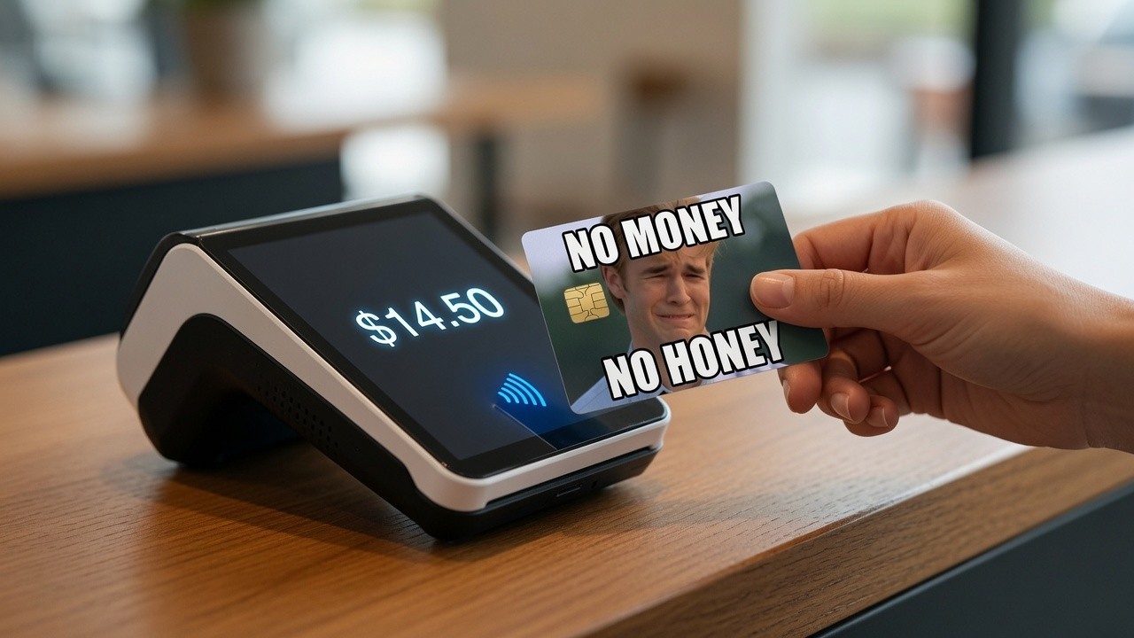 No Money No Honey Funny Money Meme Debit Card Credit Card Skin