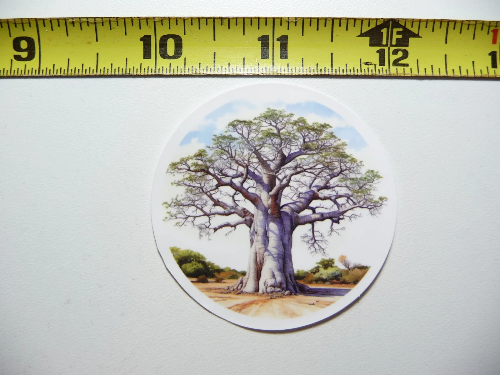AFRICA BAOBAB TREE MONKEY BREAD SMALL STICKER DECAL WILDLIFE PRESERVE NATURE