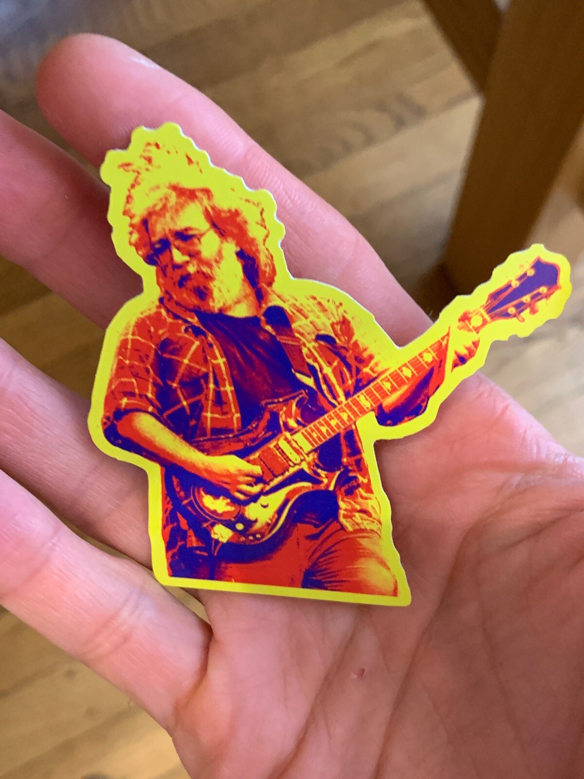 Grateful Dead Jerry Garcia Psychedelic Premium Quality Vinyl Sticker 3in