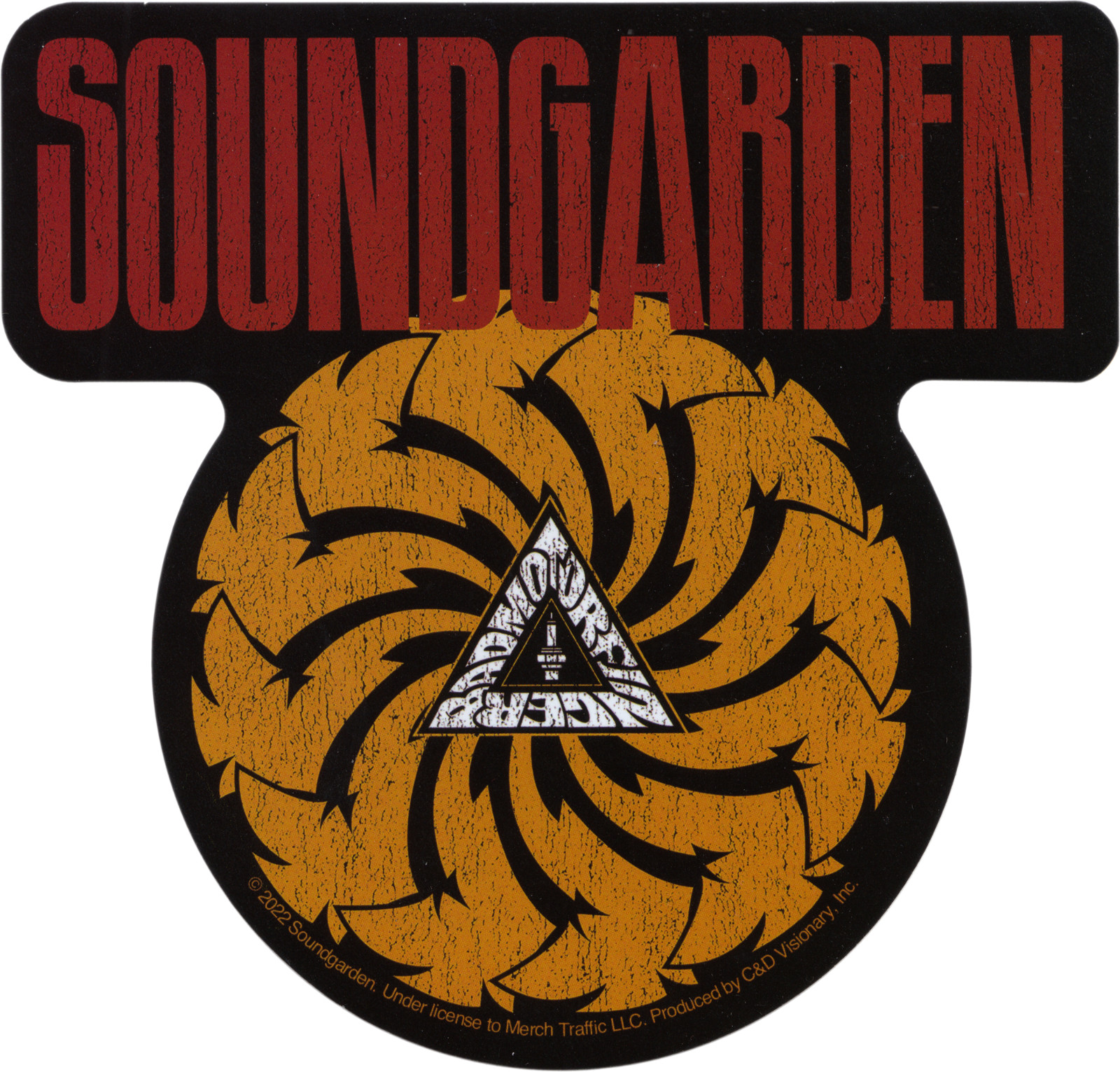 Sticker – Soundgarden Bad Motorfinger Grunge Metal Rock Music Band 5" Decal 5900