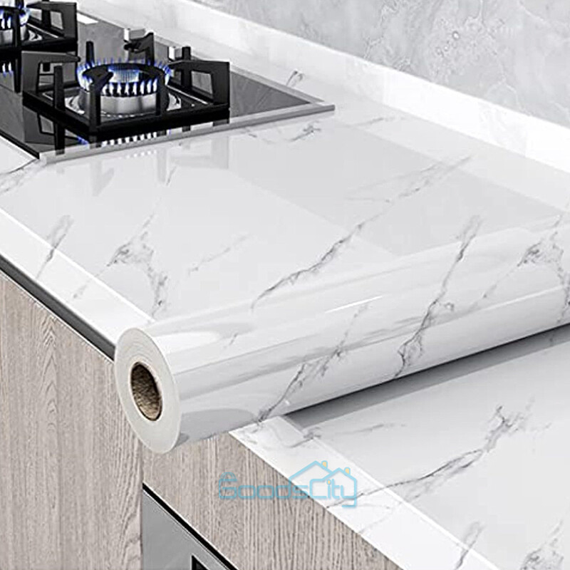 9.8ft Marble Contact Paper Self Adhesive Peel Stick Wallpaper Kitchen Countertop