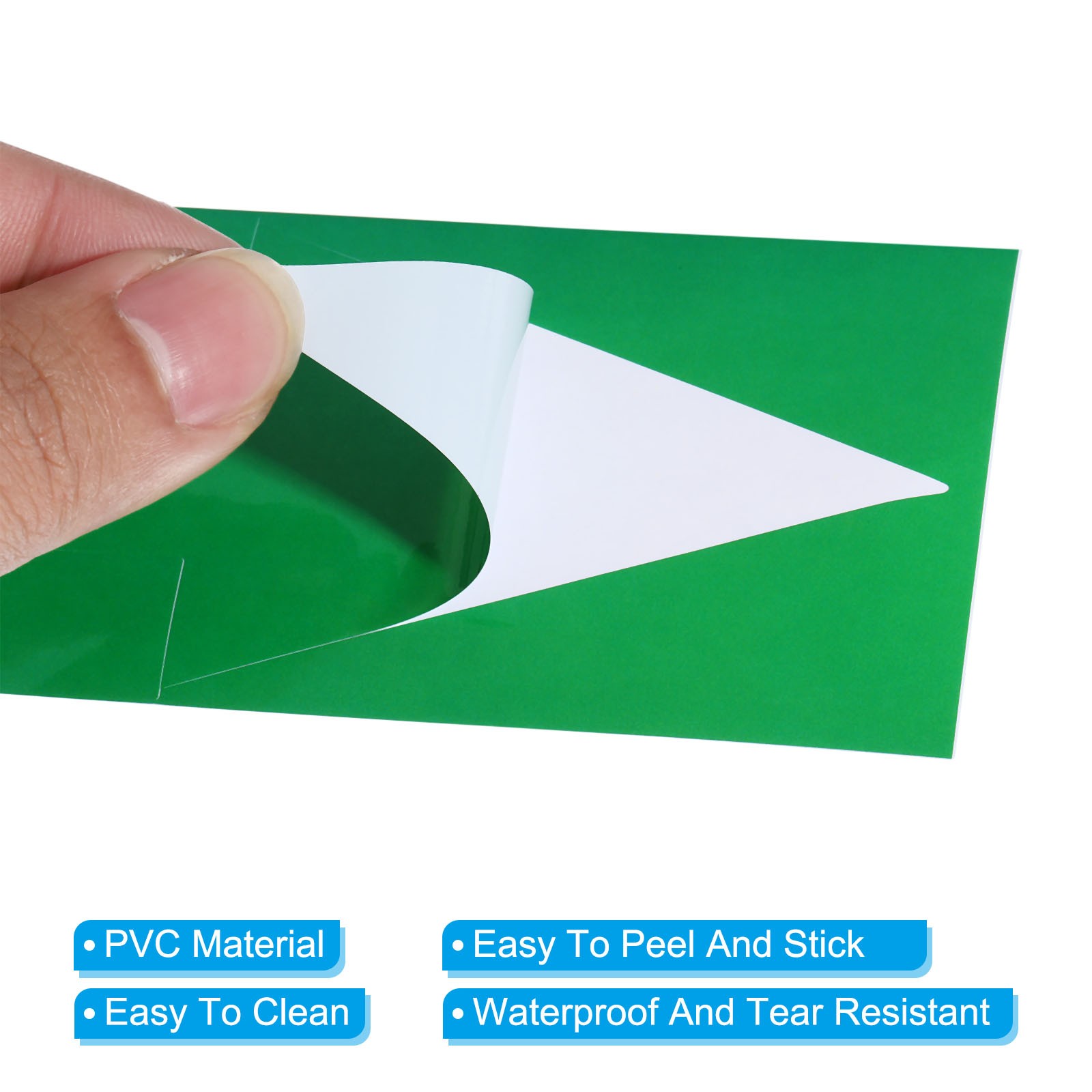 10PCS 8"x2" Arrow Sticker PVC Self Adhesive Floor Decal Wall Arrow Sign Green