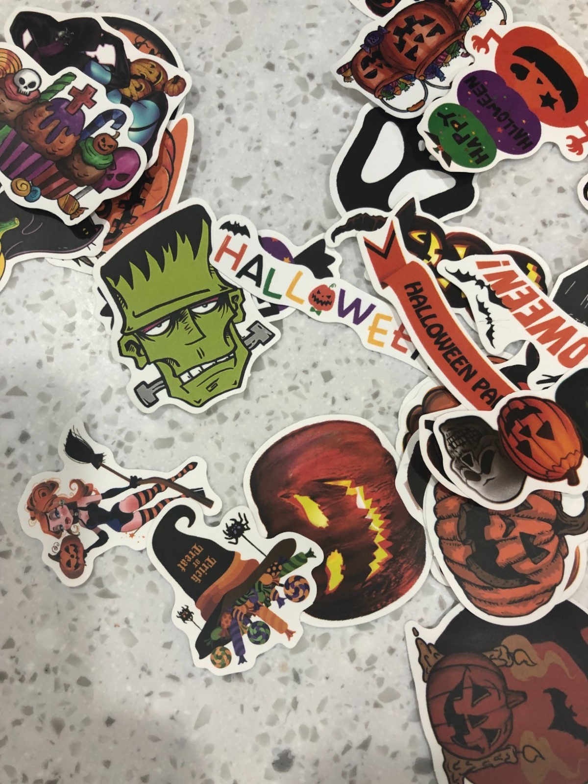 Halloween Mix Sticker Lot 100 Stickers Horror Kids To Adults Something For All!