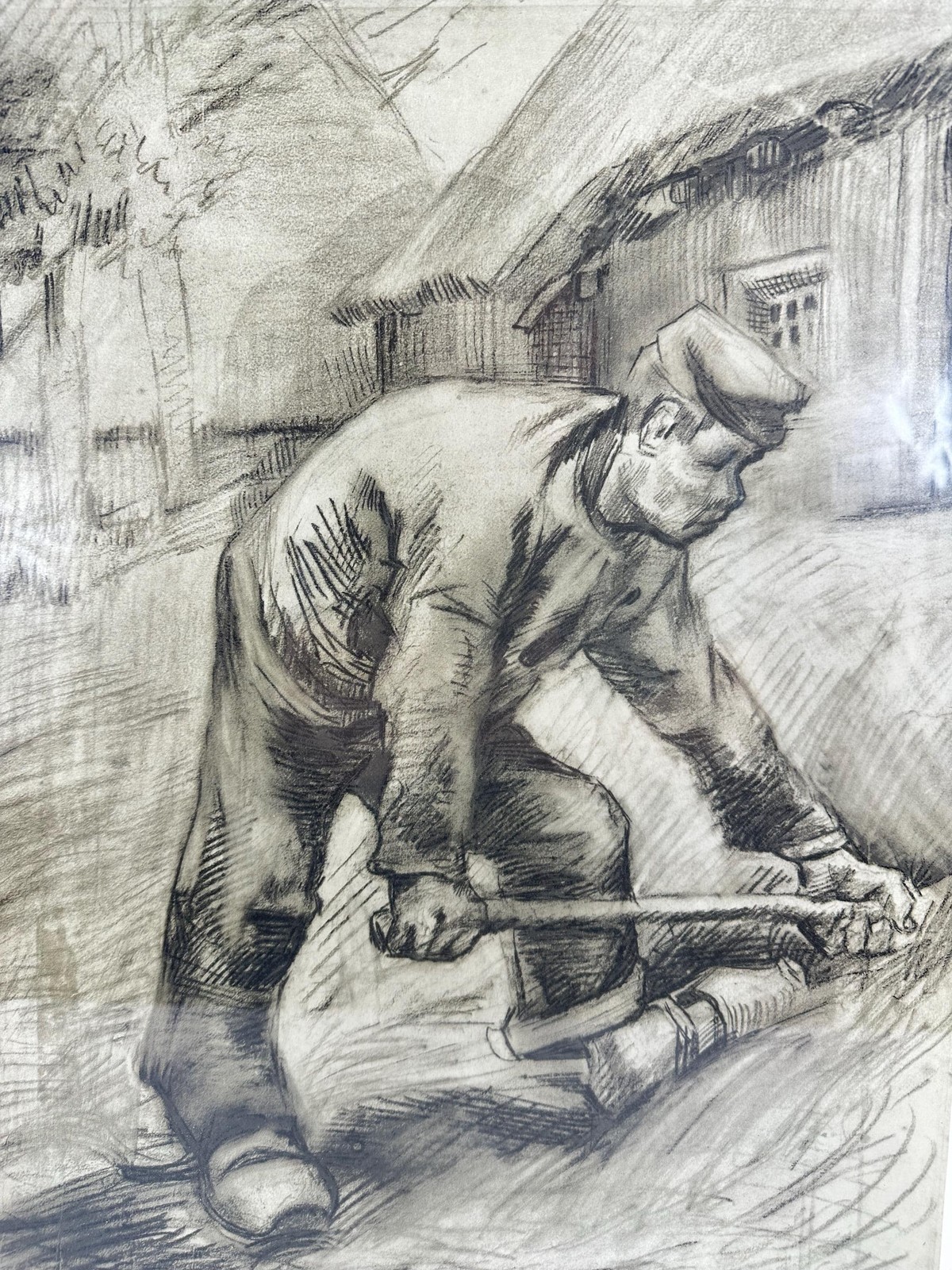Vincent van Gogh Reproduction: A Pesant Working Art Print