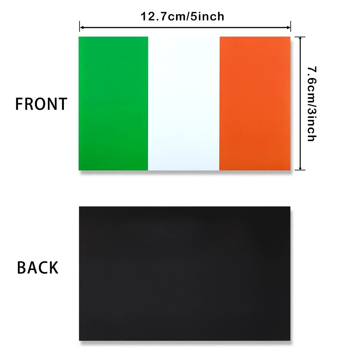 Ireland Irish Flag Magnet Decal For Car SUV Truck 3×5 Inch 3 PCS Bumper Sign