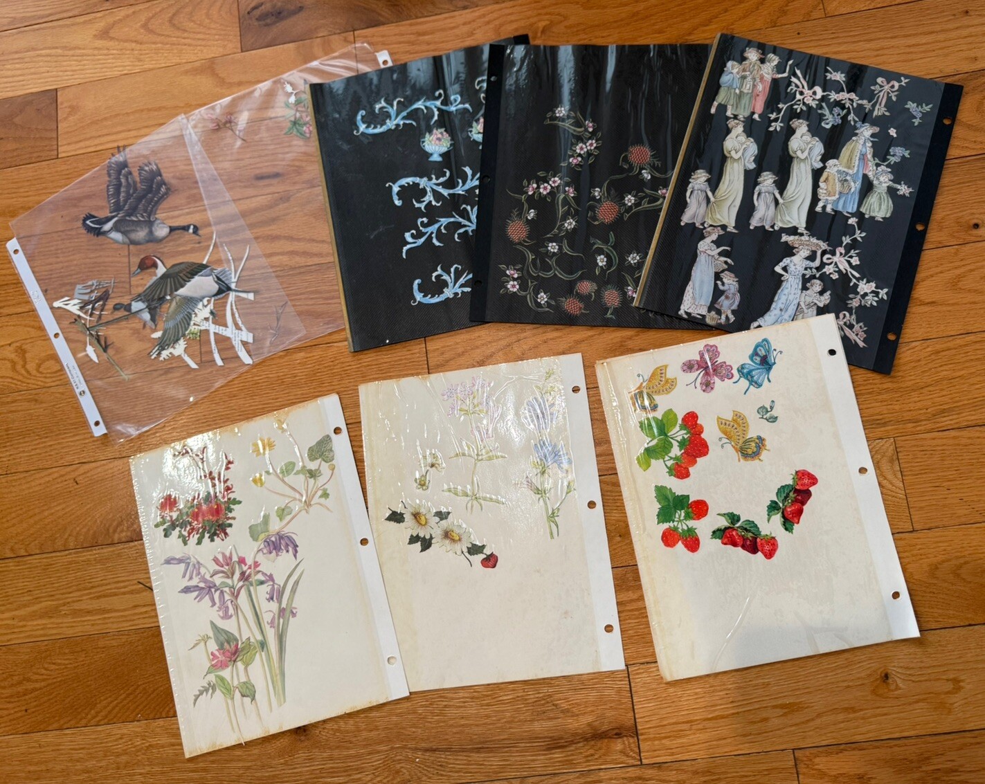 Decoupage Cutouts Vintage Floral Birds Animals People Vintage