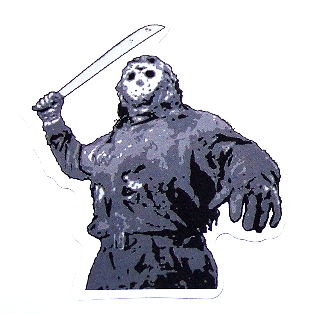 Friday the 13th – Cut Sticker Decal Movie Horror Film JASON VORHEES