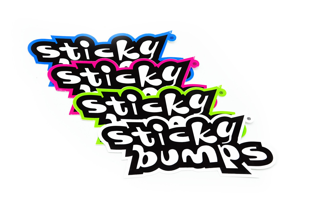 Sticky Bumps Logo Sticker Assorted 7inch