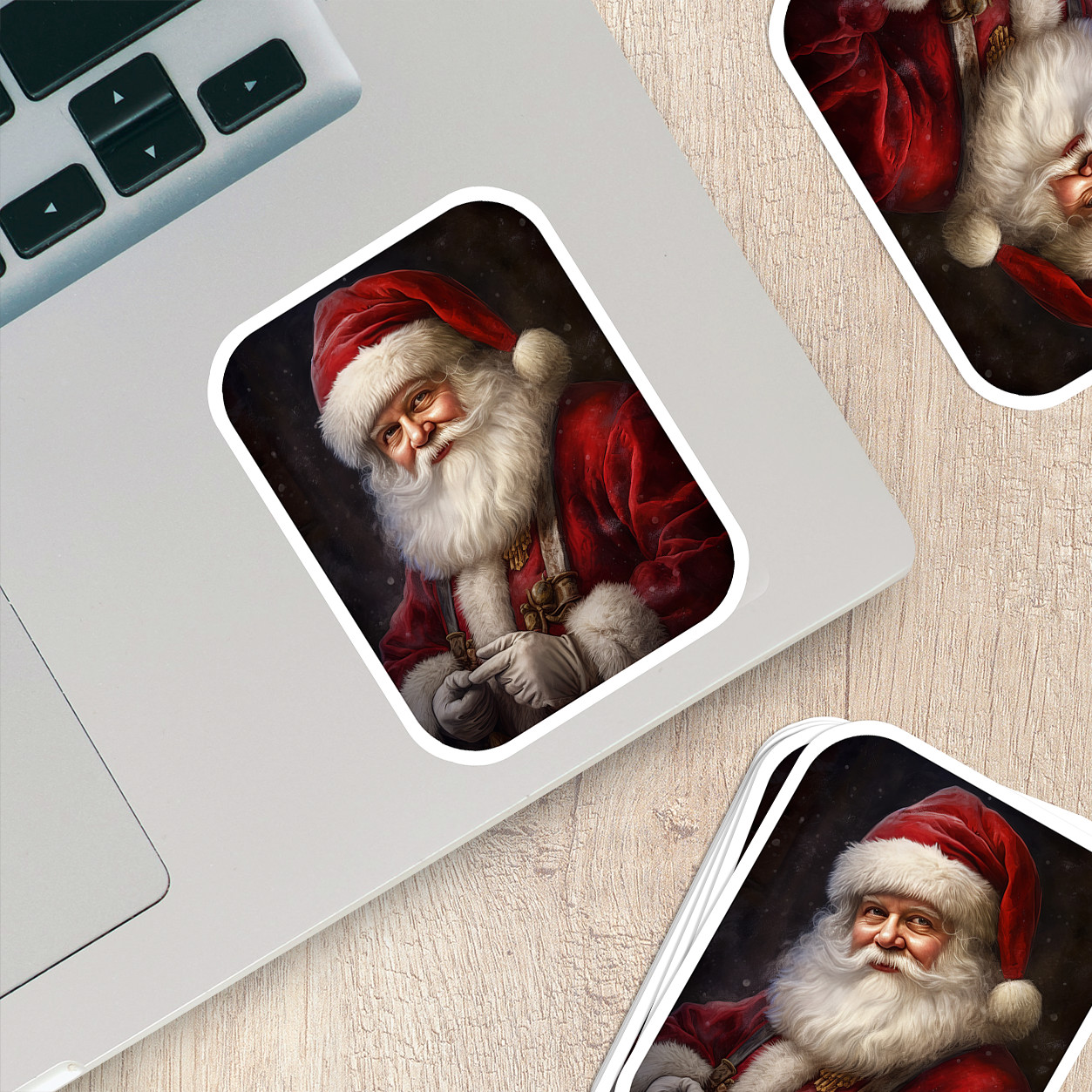 Santa Claus Vinyl Sticker – Bring the Magic of Christmas Anywhere