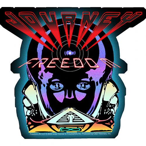 Stickers – C&D Visionary – Journey Freedom Logo 5"x5.5" Music Band NEW Decal