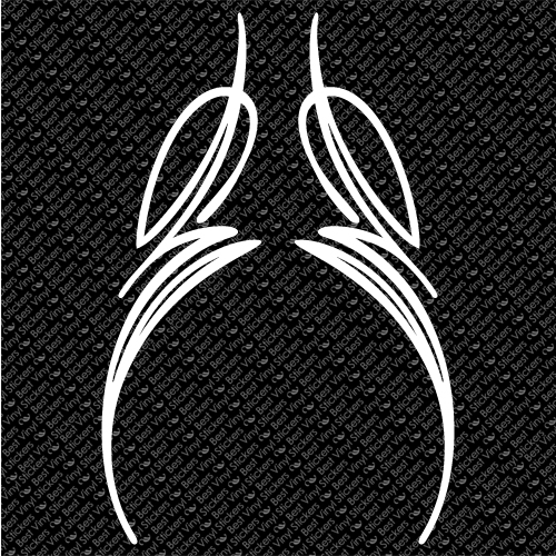 PINSTRIPE SET CHOPPER BIKE FENDER TANK WINDOW VINYL DECAL STICKER (PS-21)