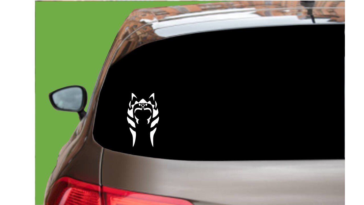 AHSOKA TANO, PADAWAN, JEDI, STAR WARS, Decal Stickers for Cars, Windows, Laptops