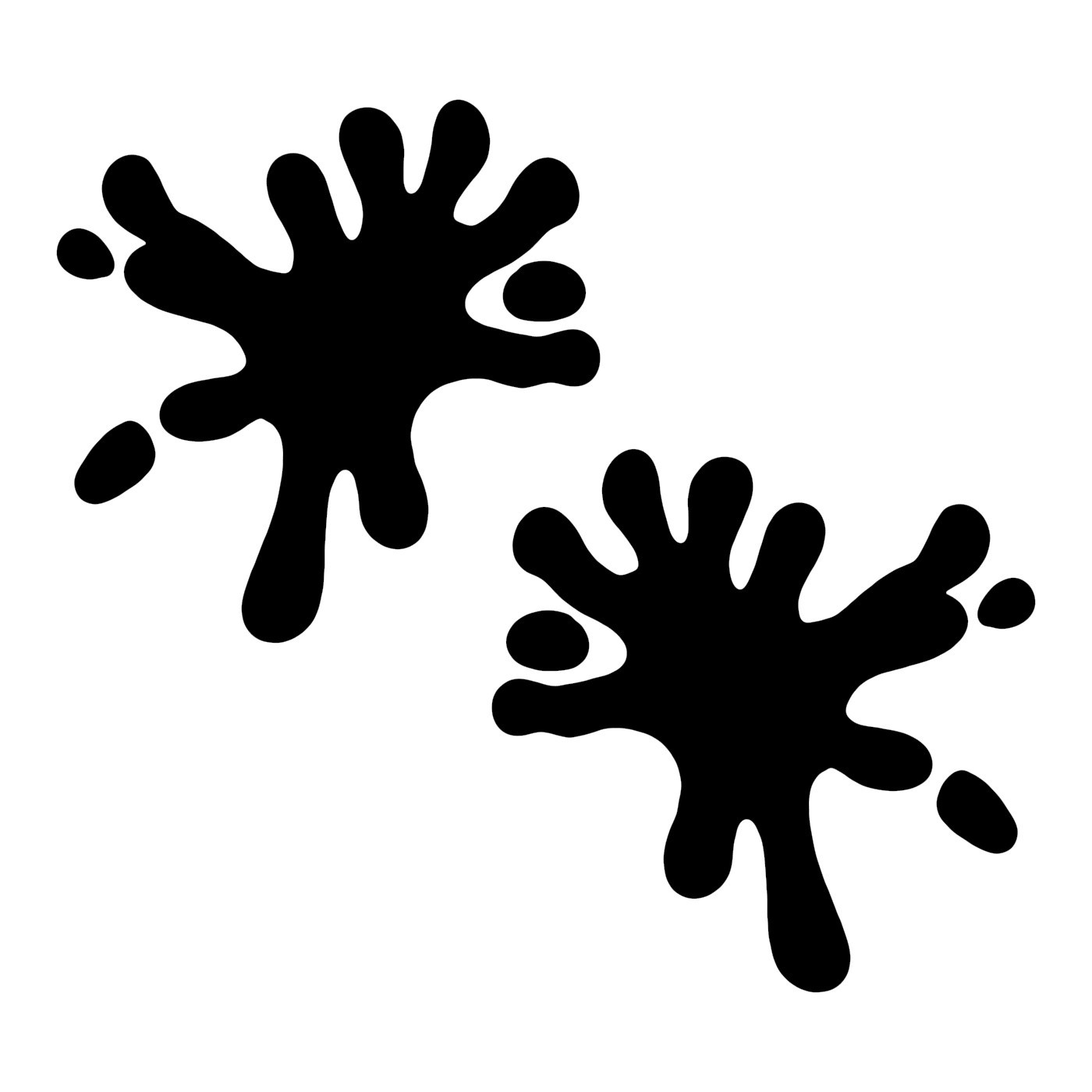 Splash Sticker 2 Pack Splatter Decals