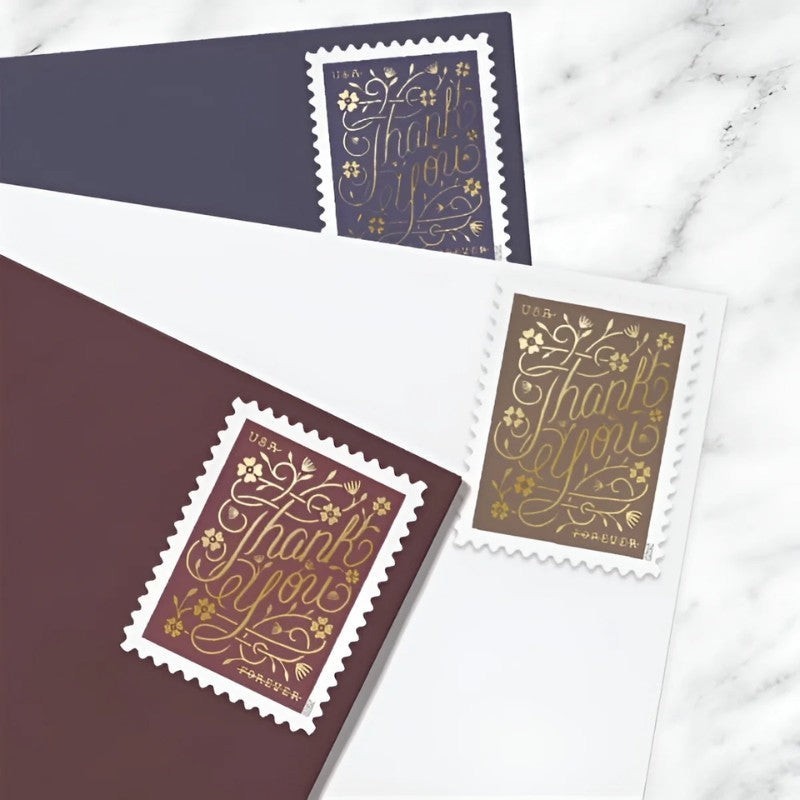 USPS Forever Postage Stamps Thank You 2020 – Sheet of 20 Stamps