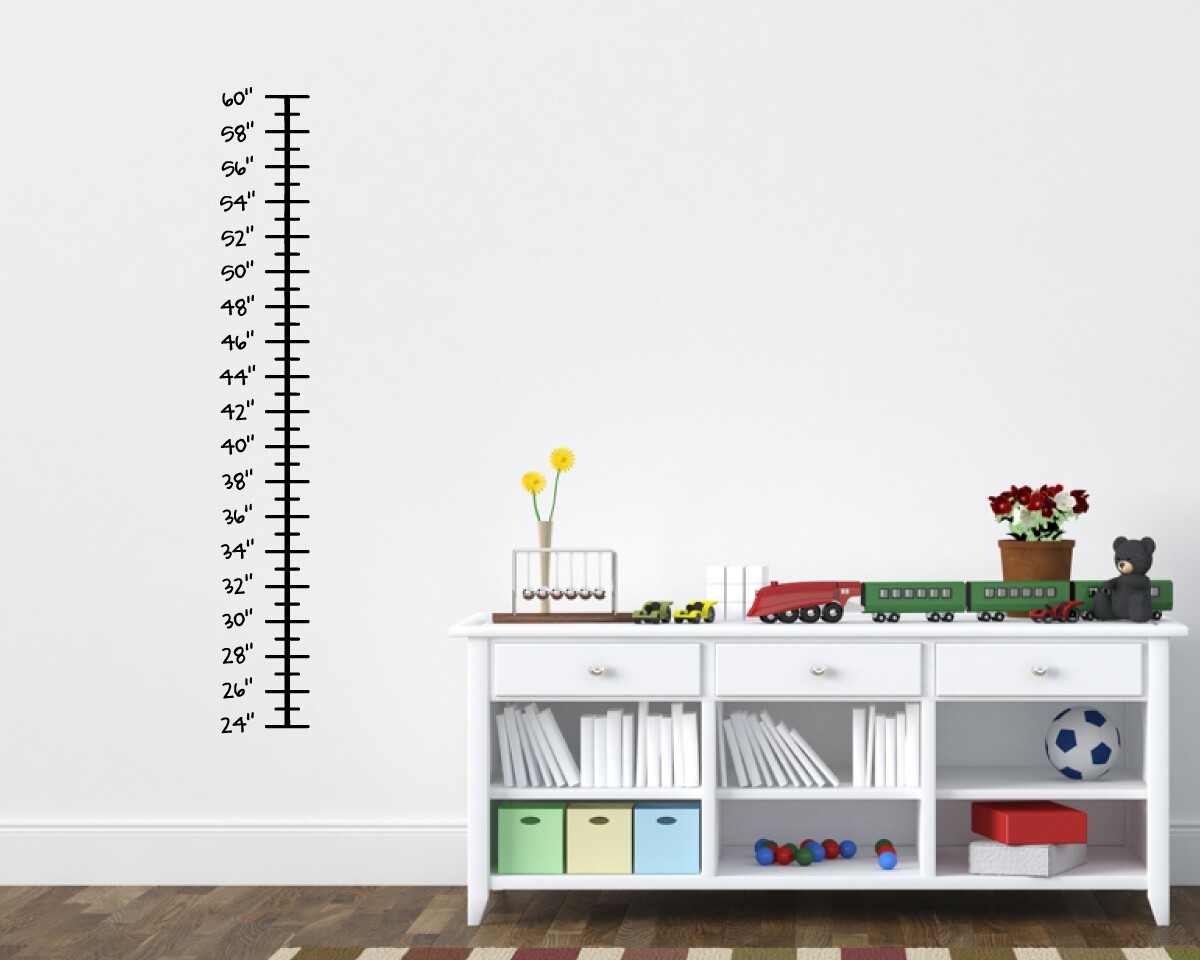Growth Chart Ruler Childrens Room Kids Room Wall Ruler Grow Ruler Custom Ruler