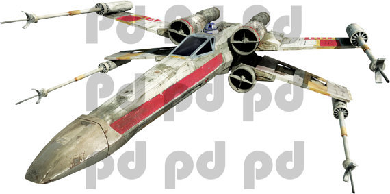 X Wing Star Wars Wall Decal Star Wars Ships Wall Graphic Stickers Decals, b15