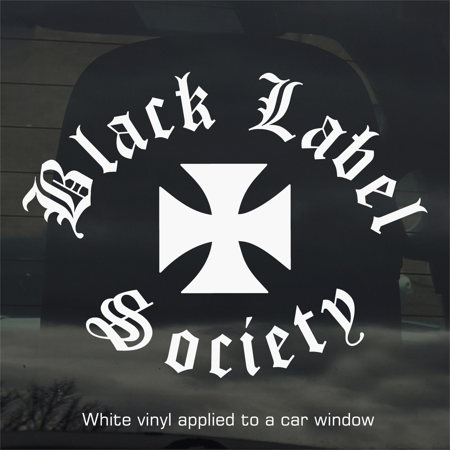 BLACK LABEL SOCIETY 8 INCH VINYL DECAL / STICKER