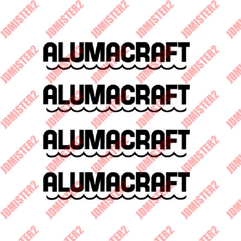 AlumaCraft Decals Fishing Boat Decal Alumacraft Vinyl Graphics Sticker