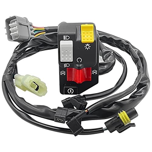 Handlebar Control Switch Start Kill Stop Headlight Button for Honda Foreman