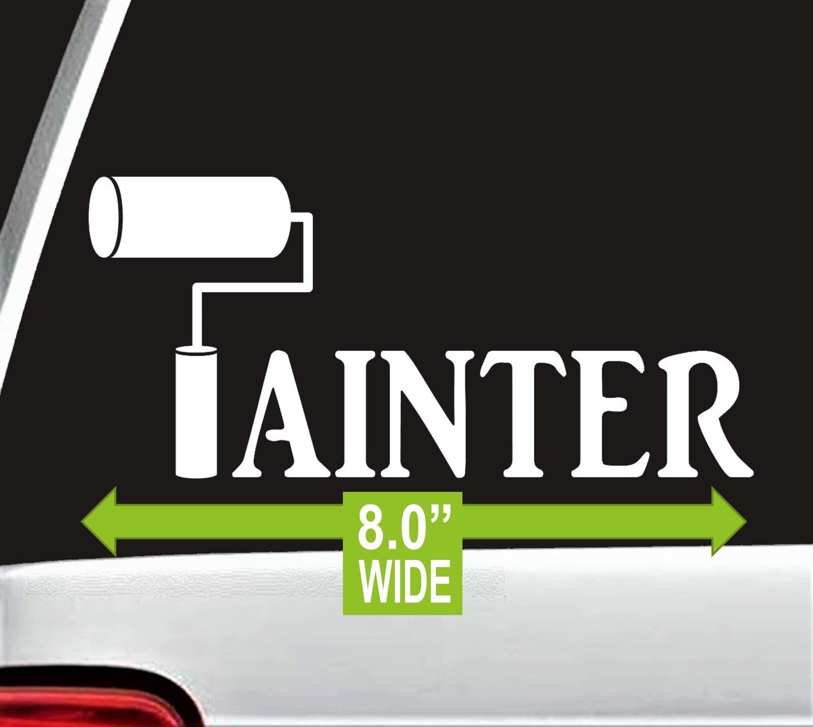 Painter Decal Sticker Paint Brush Roller Canvas Painting Laptop Art F1062