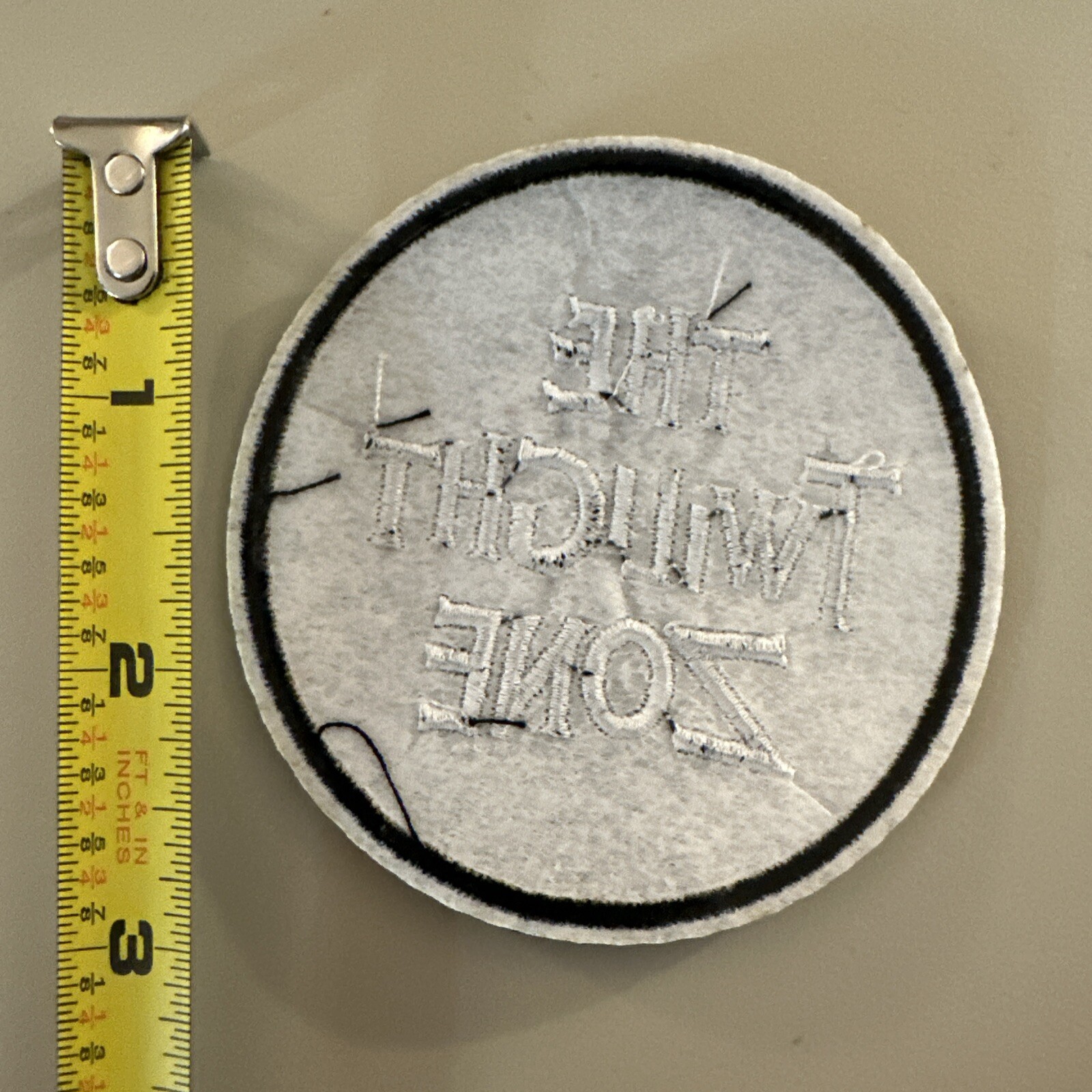 The Twilight Zone (Iron On Patch) Horror / Sci-Fi / Movie / TV