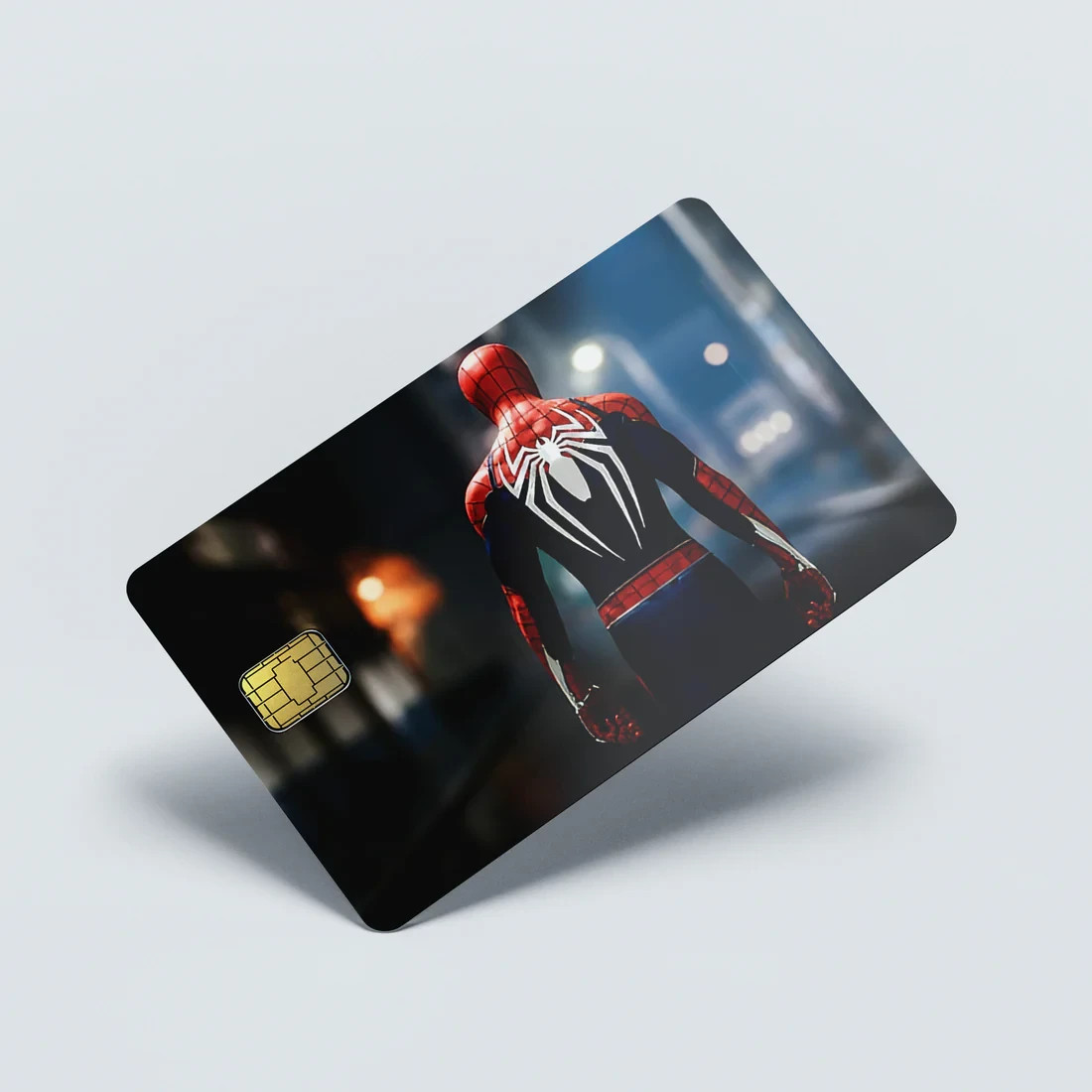 Credit Card Skin Spider Hero Web Red Black 2-Pack ⭐Fast Ship USA