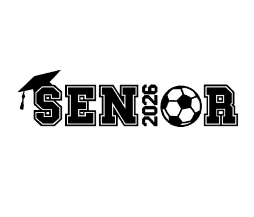 2026 Senior Sports Themed Heat Transfer Vinyl Iron On Image DIY Shirts Fabrics
