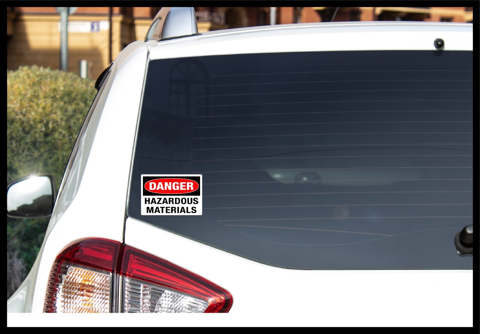 Danger Hazardous Material Sticker Decal Hazmat Safety Work Factory Shop Warning