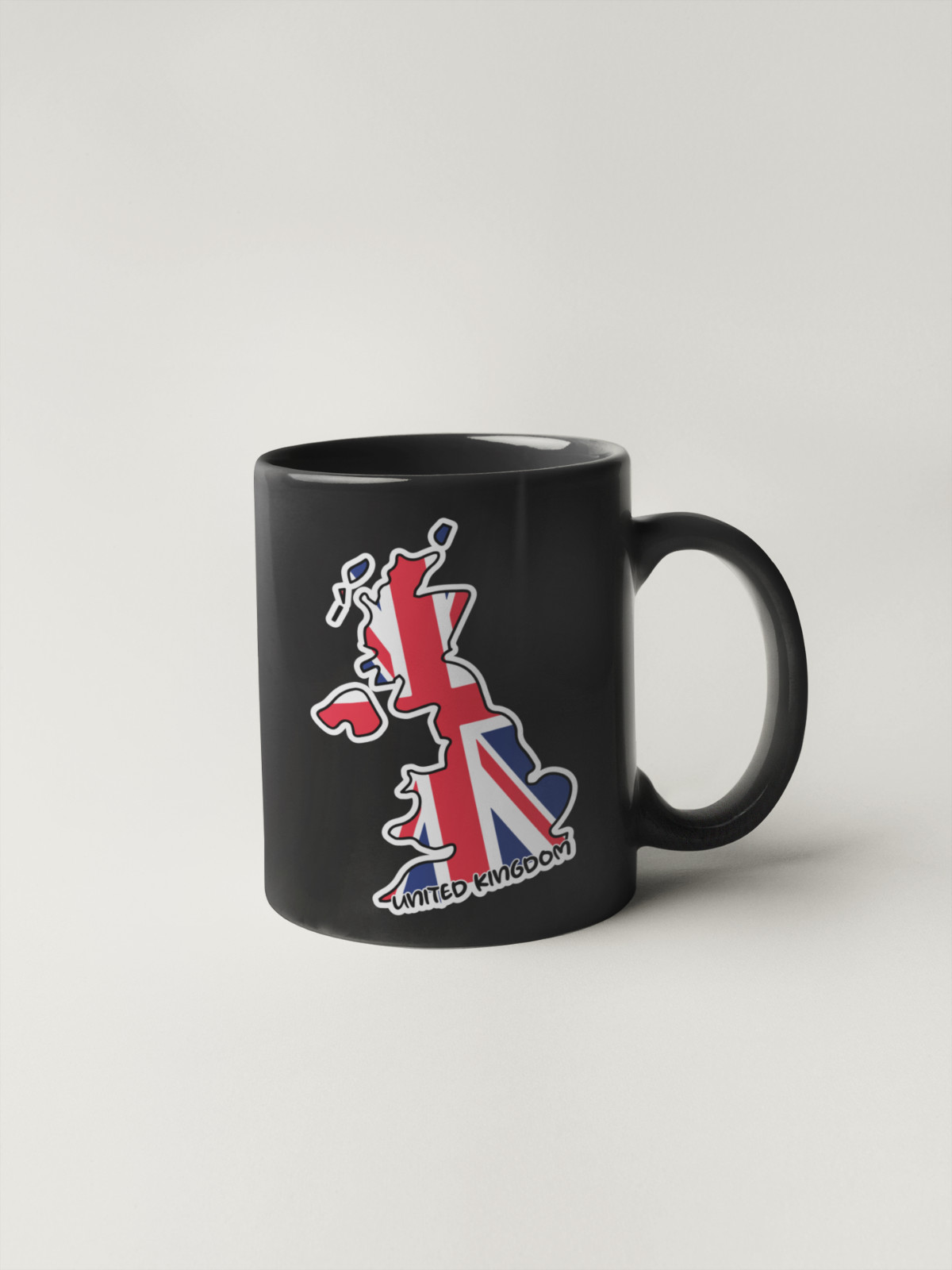 United Kingdom Map Flag Sticker Decal