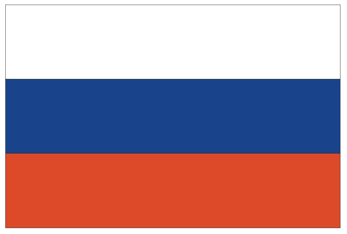 Russia International Flag Sticker Decal F425