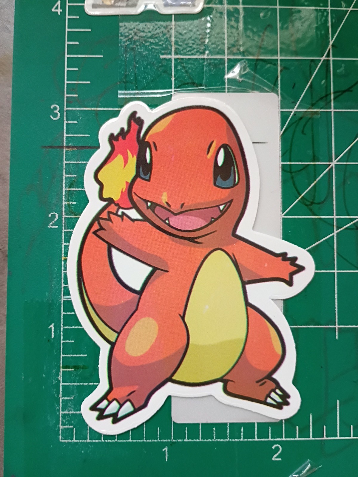 POKEMON STICKER X CHARMANDE3X3 INCHES STICKER X VYNIL DIE CUT STICKER HIGH GLOSS
