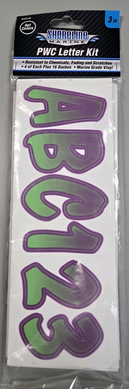 Boat Registration Numbers & Letters HOT COLOR 3" Boat & Jetski PWC Stickers |A7