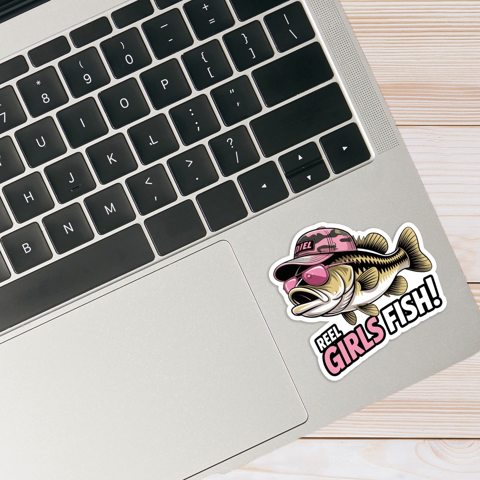 Reel Girls Fish – Vinyl Decal Sticker – Car Window Laptop – #1745